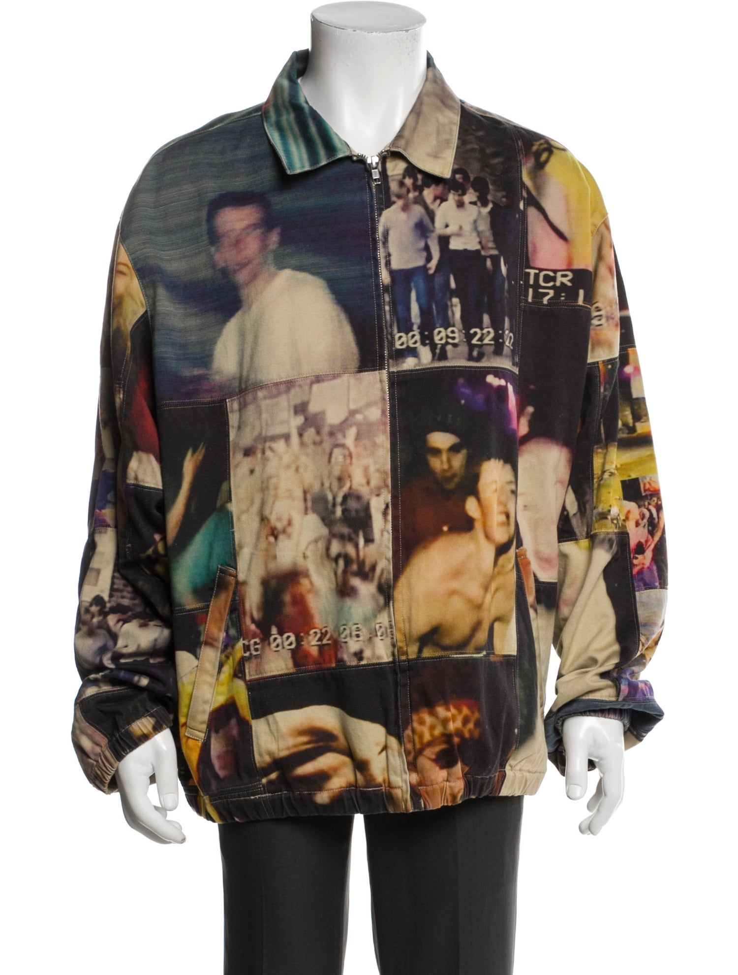 Supreme 2023 x Mark Leckey 'Hardcore Patchwork' Jacket