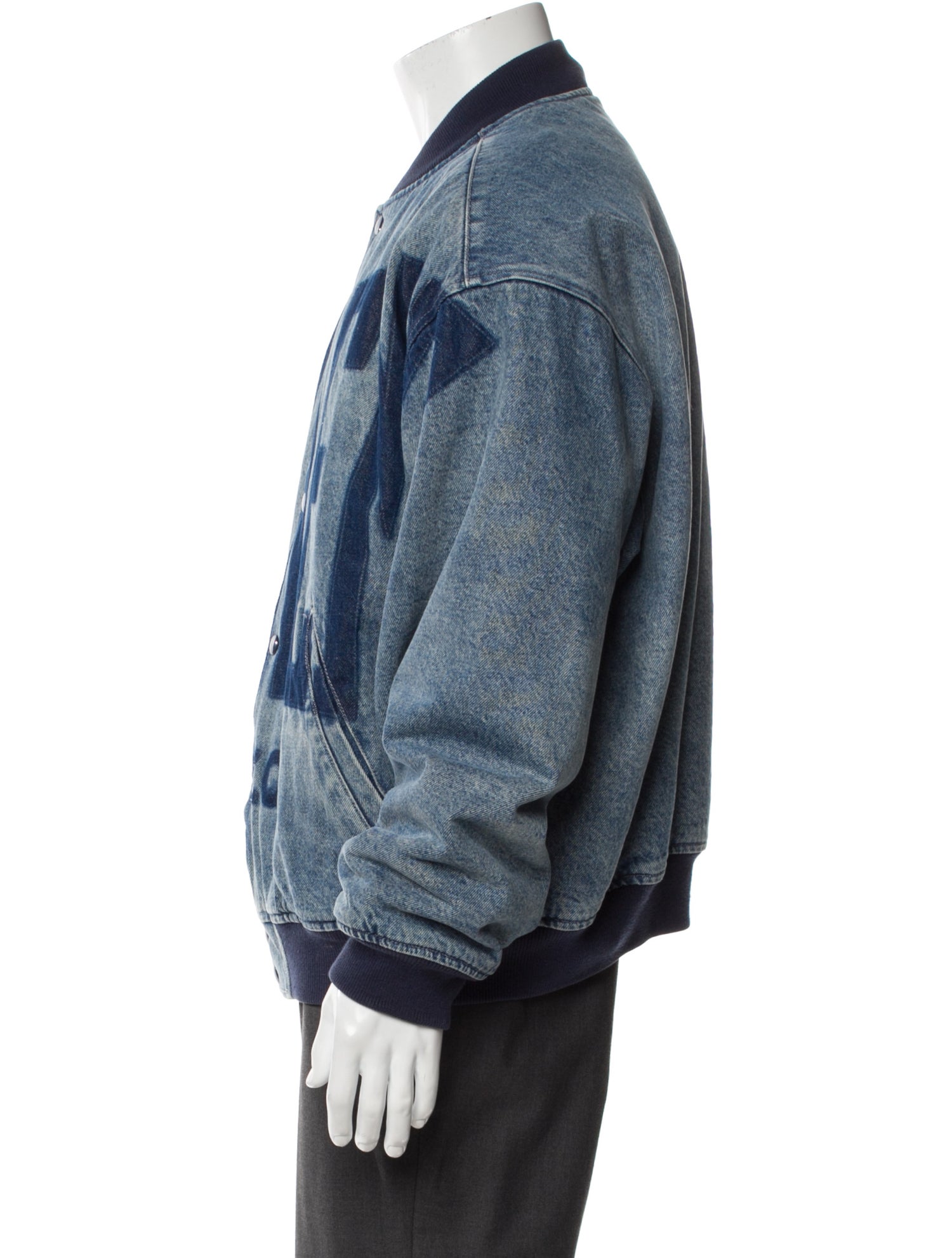 Supreme 2023 Striped Denim Jacket