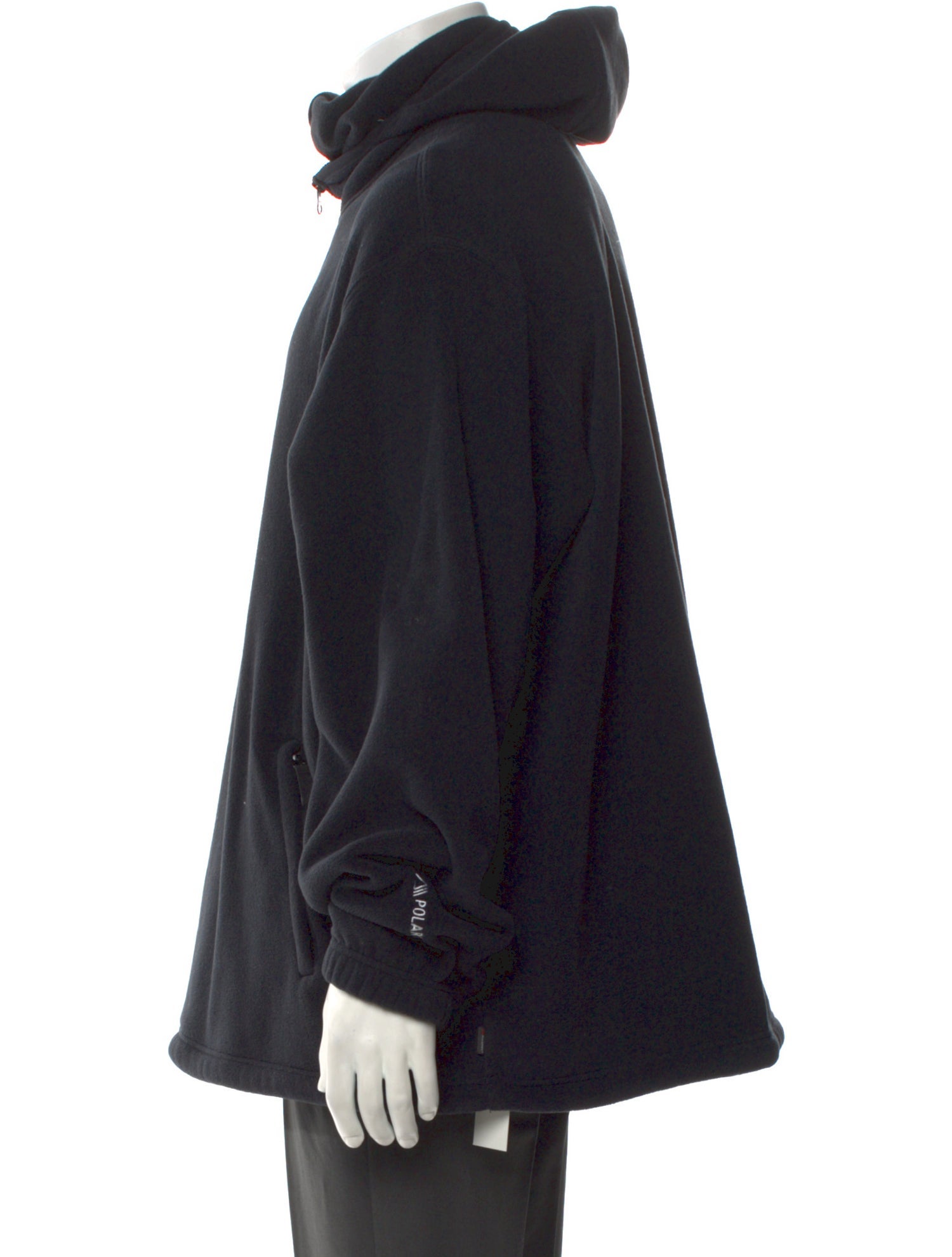 Supreme Graphic Print Mock Neck Hoodie