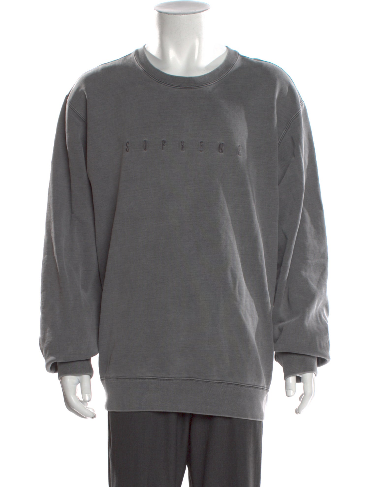 Supreme Overdyed Scoop Neck Sweatshirt