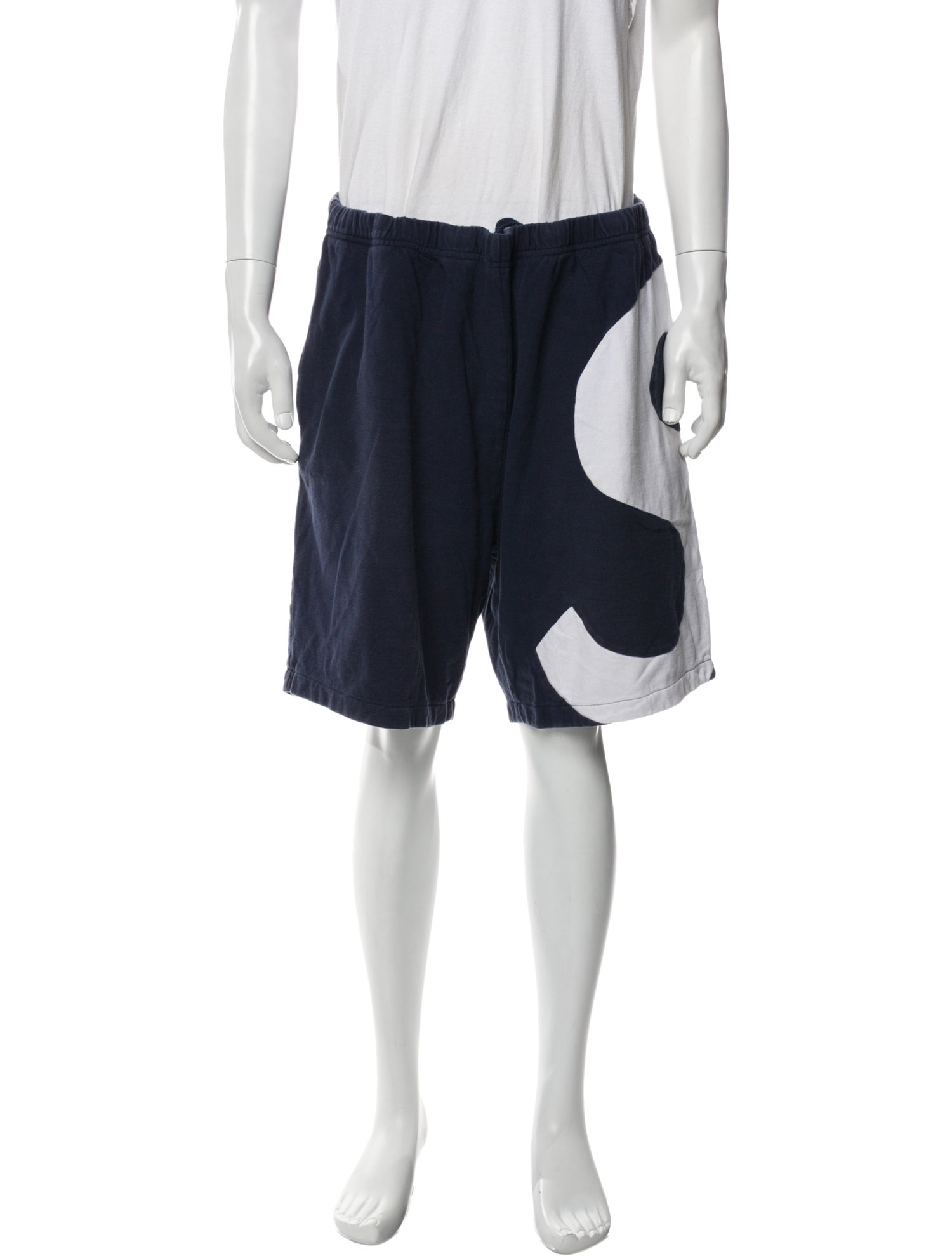 Supreme Colorblock Pattern Jogger Shorts