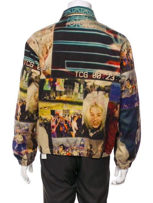 Supreme 2023 X Mark Leckey Hardcore Patchwork Harrington Jacket Jacket