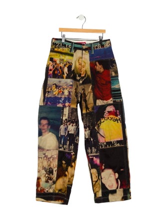 Supreme Printed Wide Leg Pants