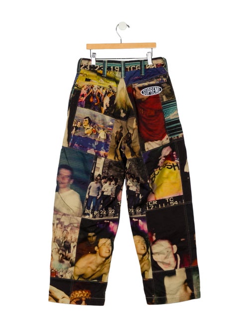 Supreme Printed Wide Leg Pants