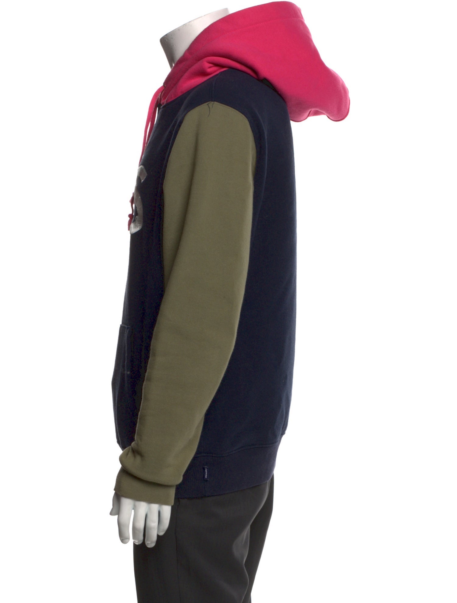 Supreme 2019 S Logo Colorblocked Hoodie