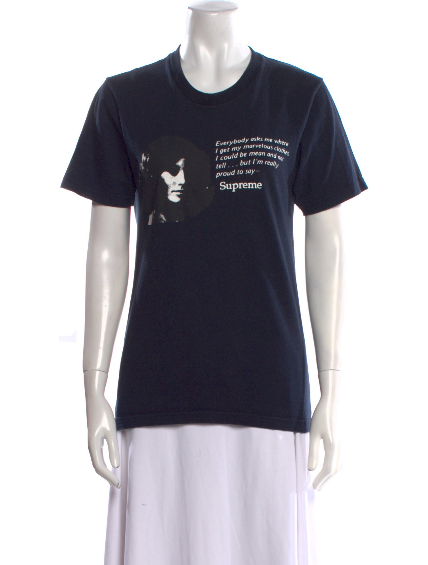 Supreme Graphic Print Crew Neck T-Shirt