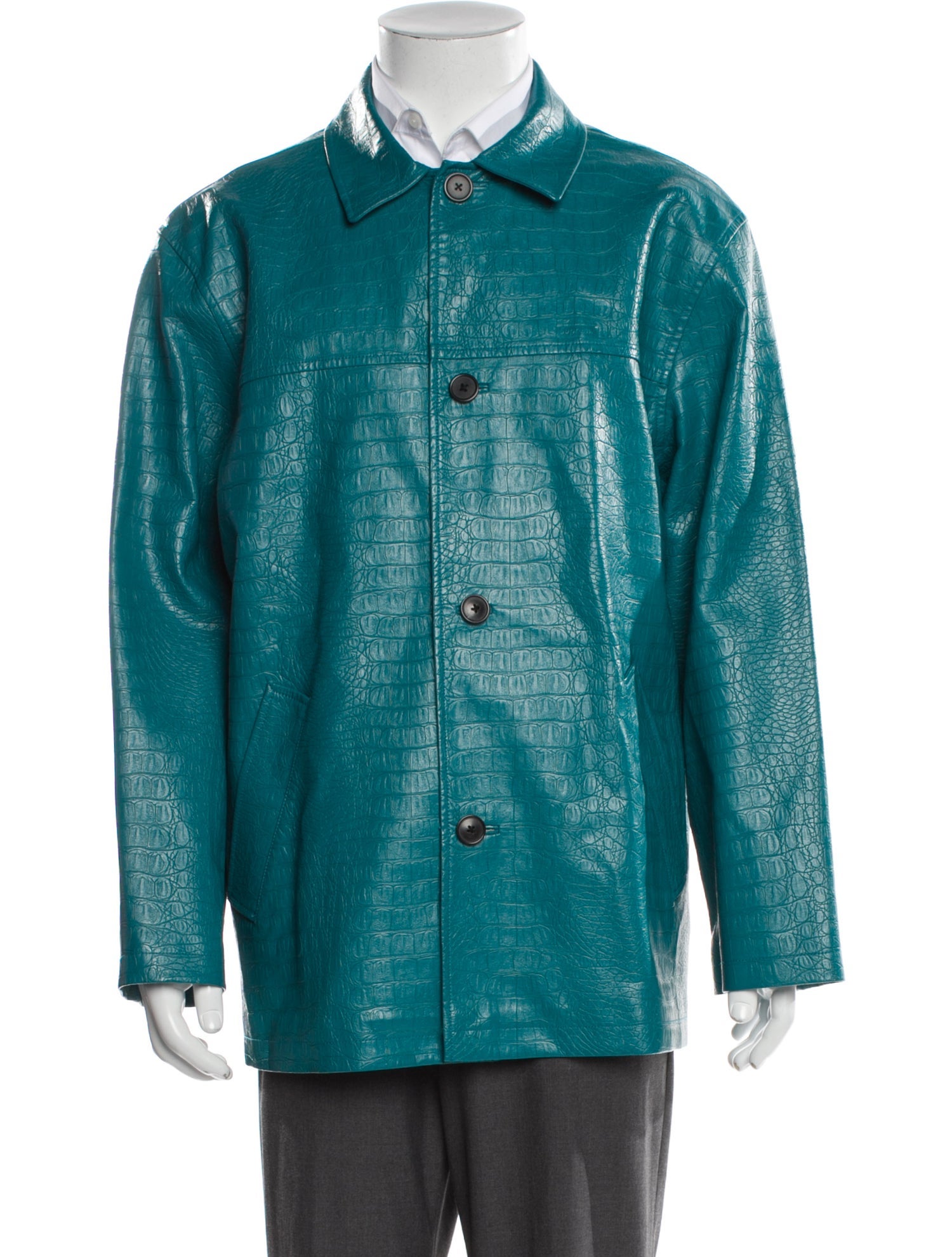 Supreme 2022 Faux Croc Car Moto Jacket