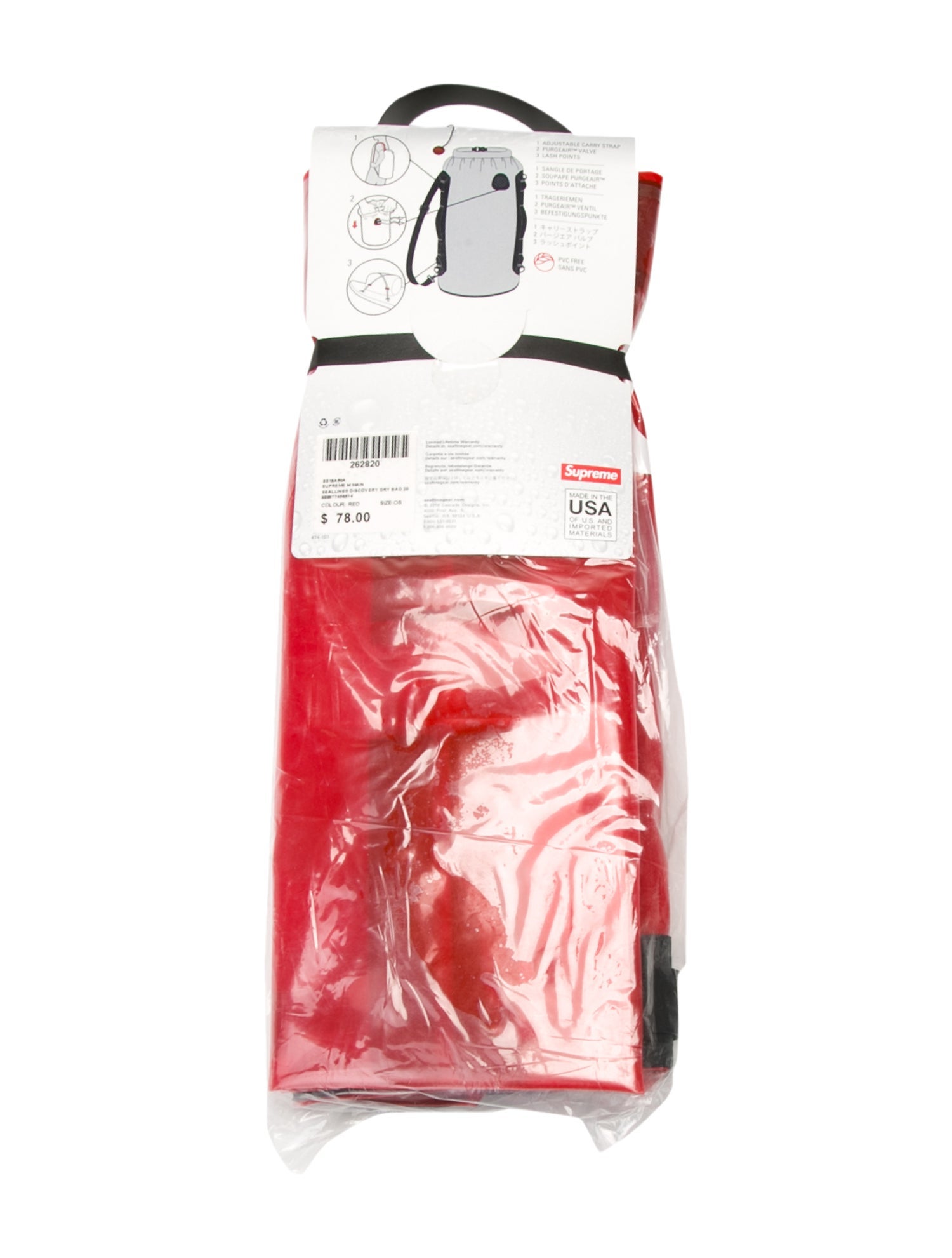 Supreme PVC Backpack w/ Tags