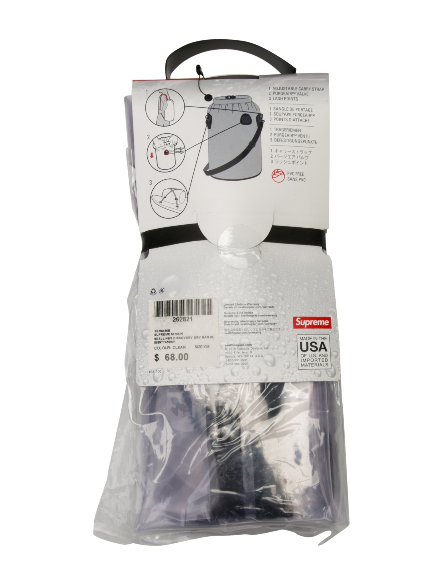 Supreme PVC Backpack w/ Tags