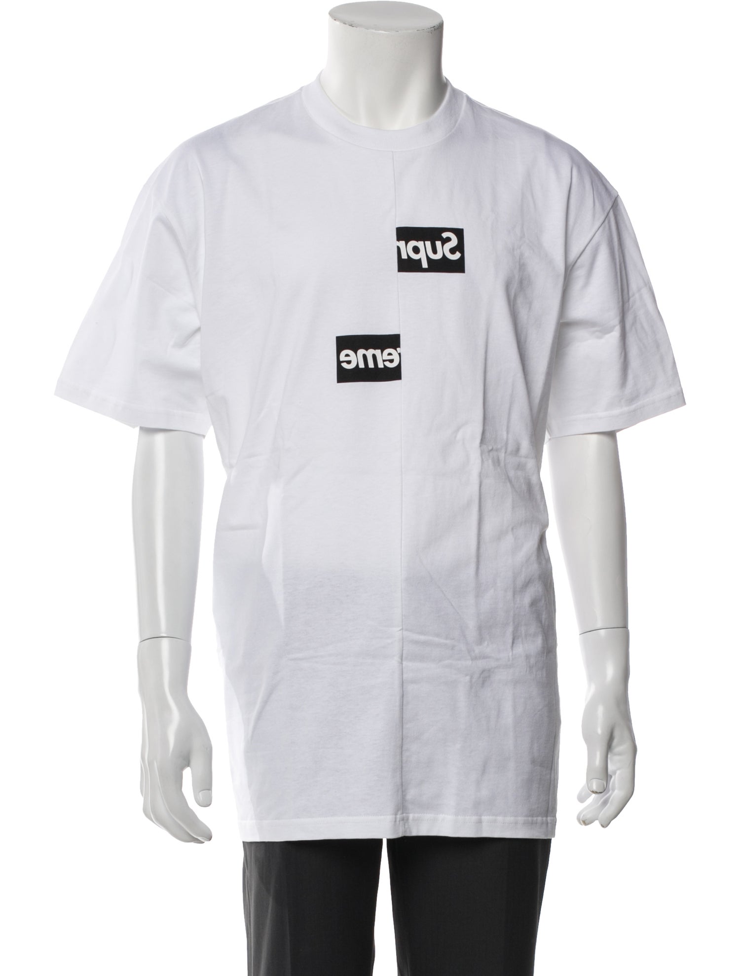 Comme des Garçons x Supreme 2018 Split Box Logo T-Shirt