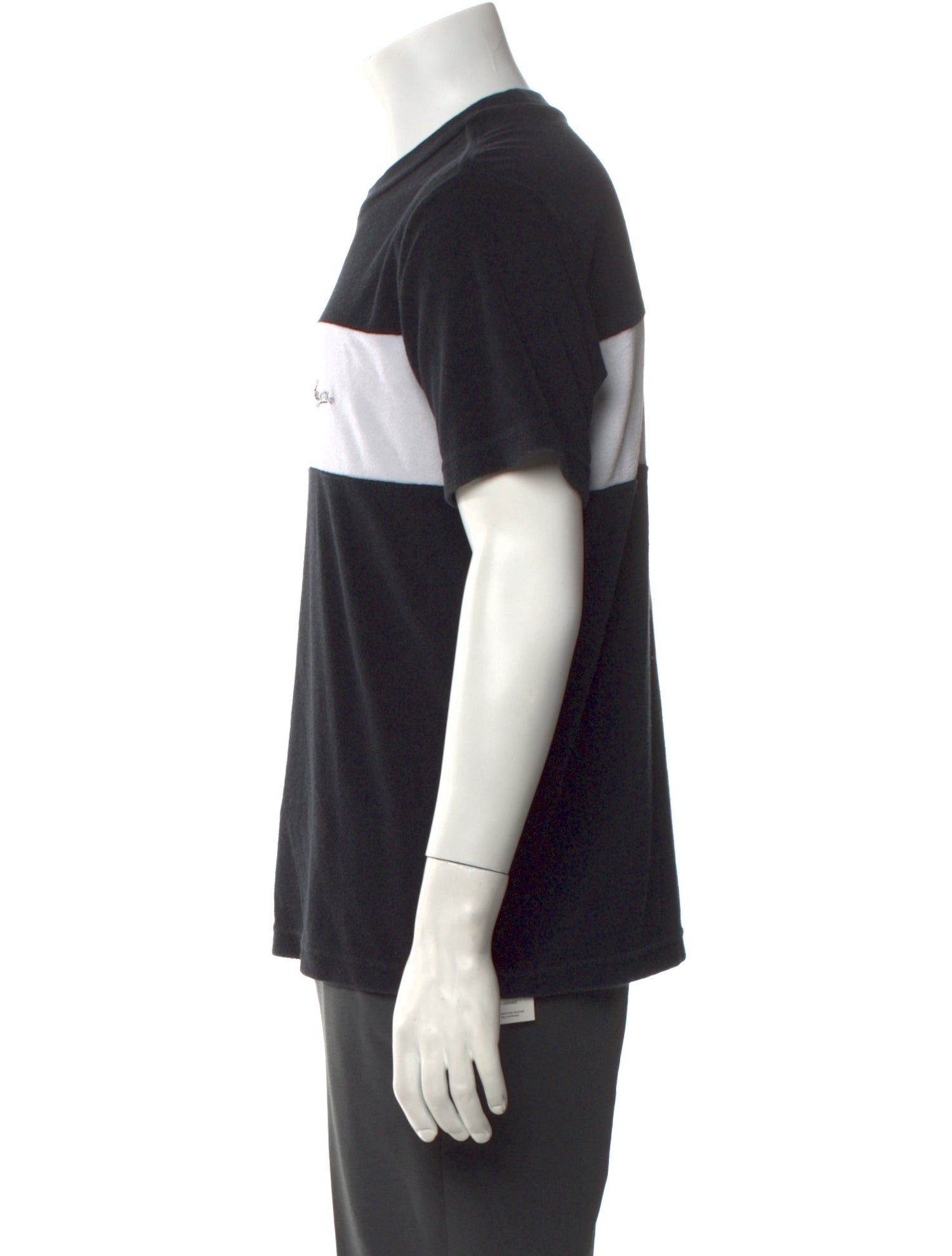 Supreme Colorblock Pattern Crew Neck T-Shirt