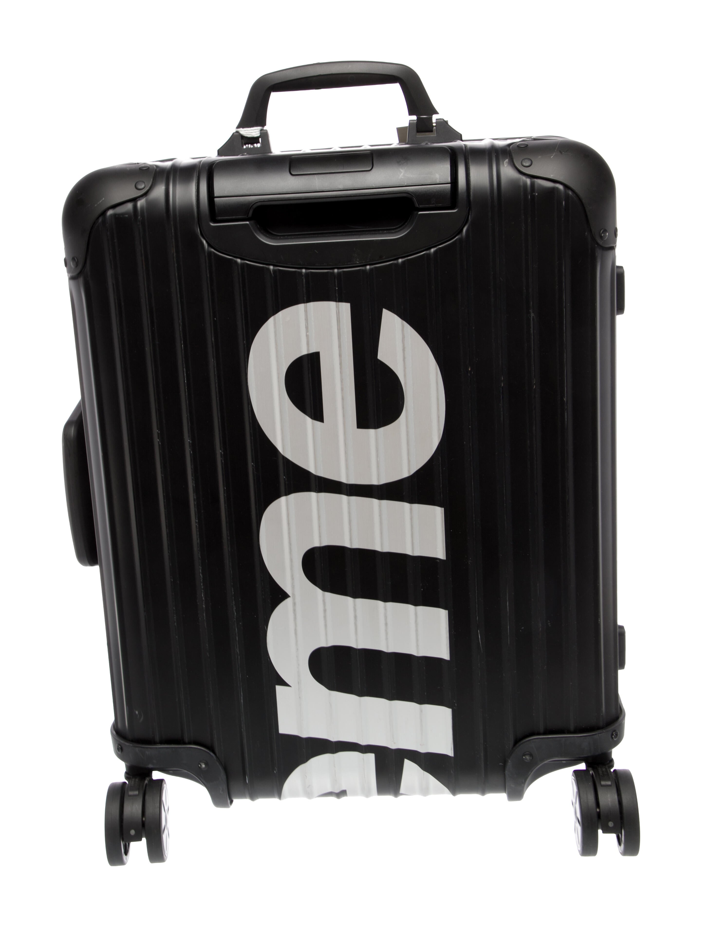 Supreme x Rimowa Topas Multiwheel 45L - Black Suitcases, Luggage