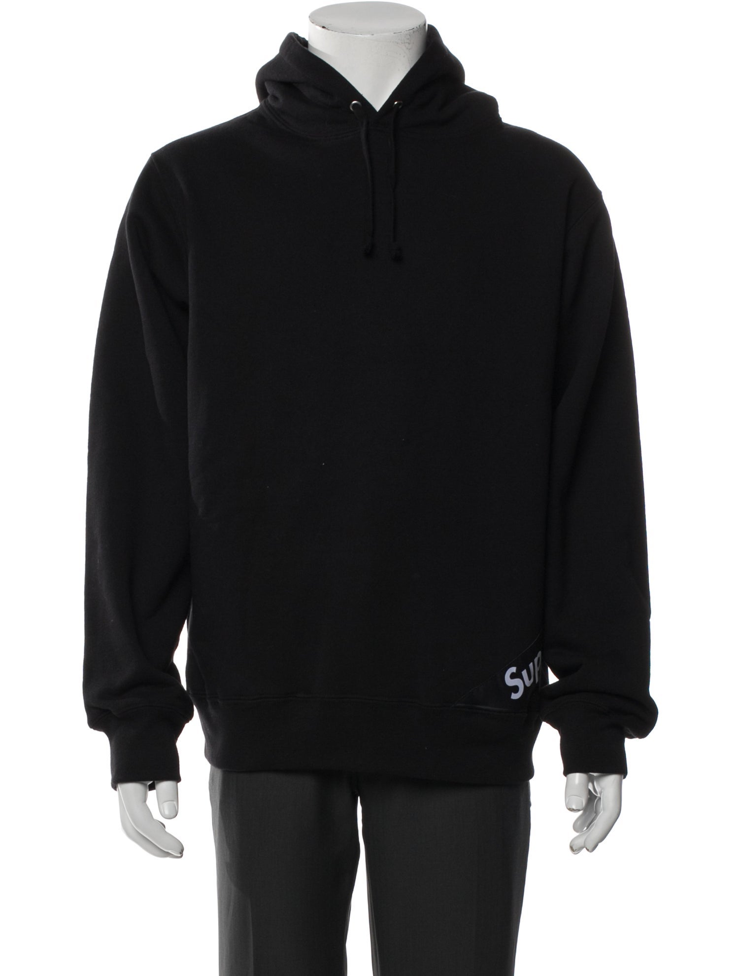 Supreme Signature Logo Corner Label Hoodie