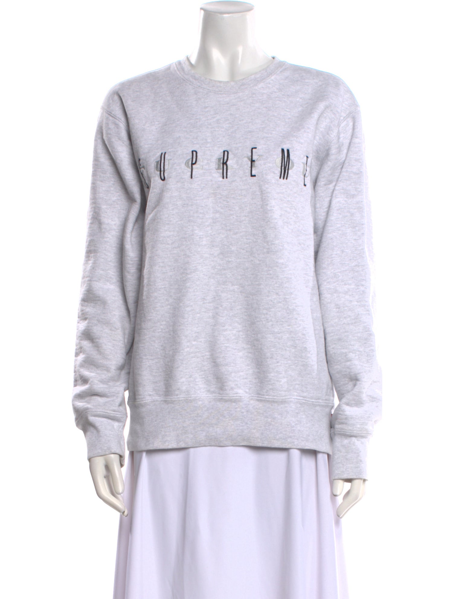 Supreme Crew Neck Long Sleeve Sweatshirt