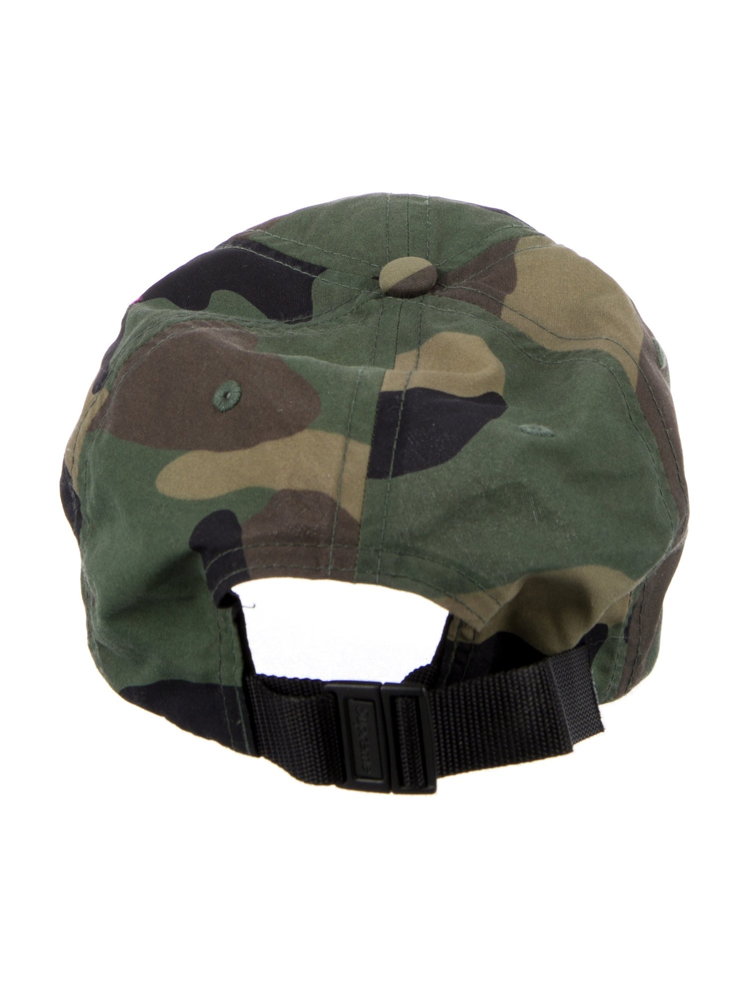 Supreme Visor Logo 6-Panel Woodland Camo