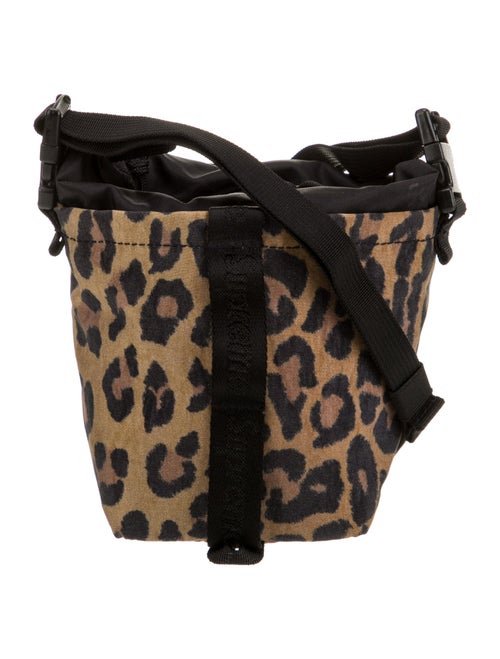 Supreme Nylon Leopard Neck Pouch