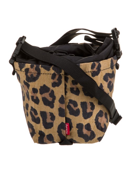 Supreme Nylon Leopard Neck Pouch