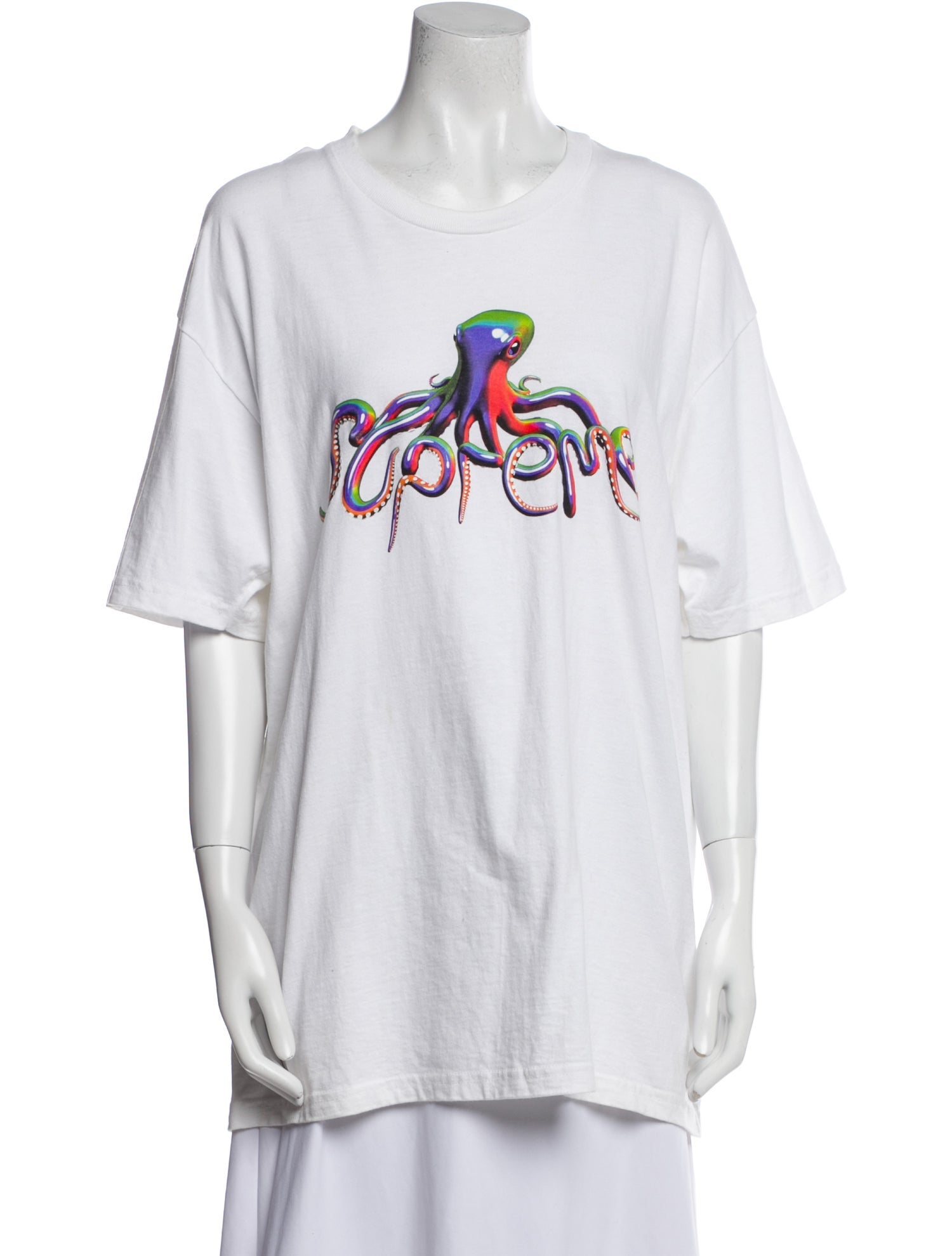 Supreme Graphic Print Crew Neck T-Shirt