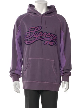 Supreme 2021 Paneled Script Hoodie