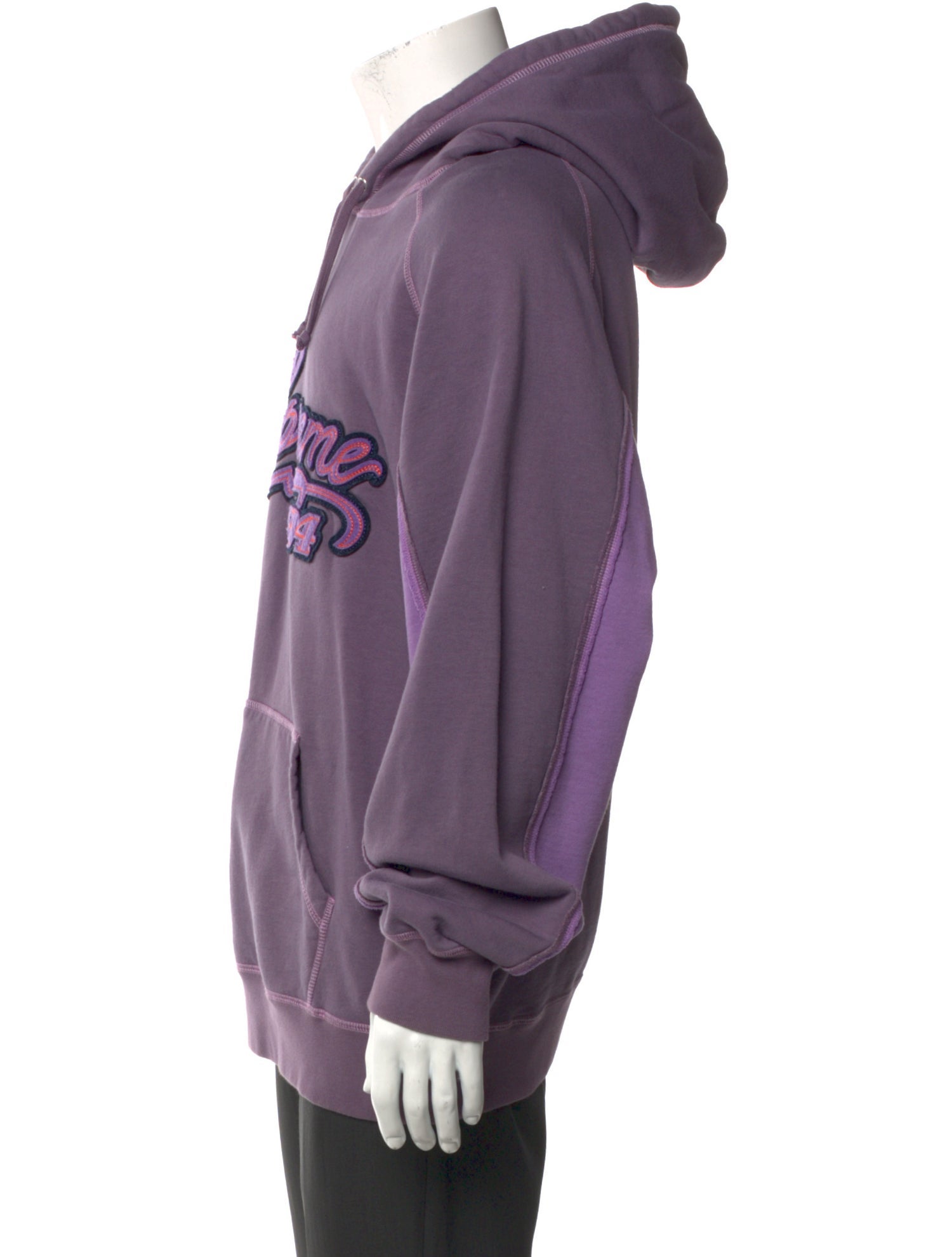 Supreme 2021 Paneled Script Hoodie