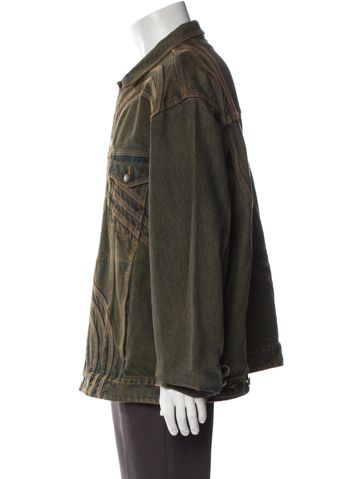 Supreme 2024 S Logo Denim Trucker Jacket Trucker Jacket