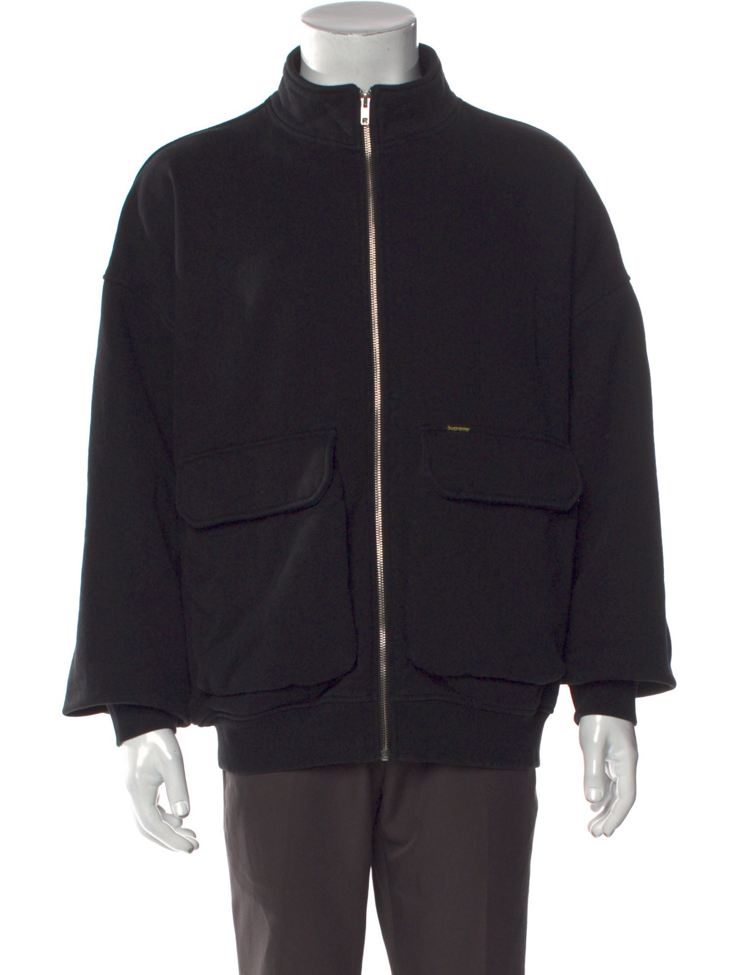 Supreme 2023 Cargo Pocket Zip Up Sweatshirt