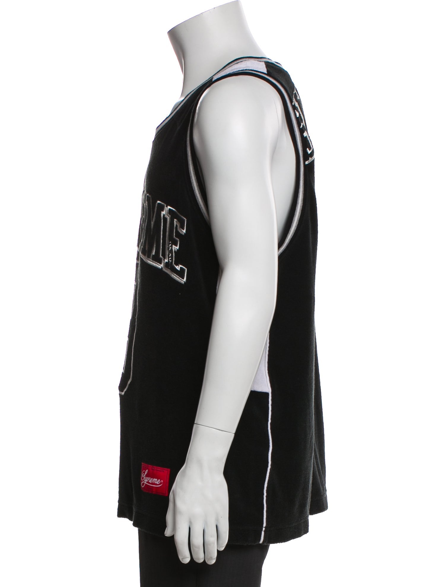 Supreme 2021 Terry Basketball Jersey Tank T-Shirt