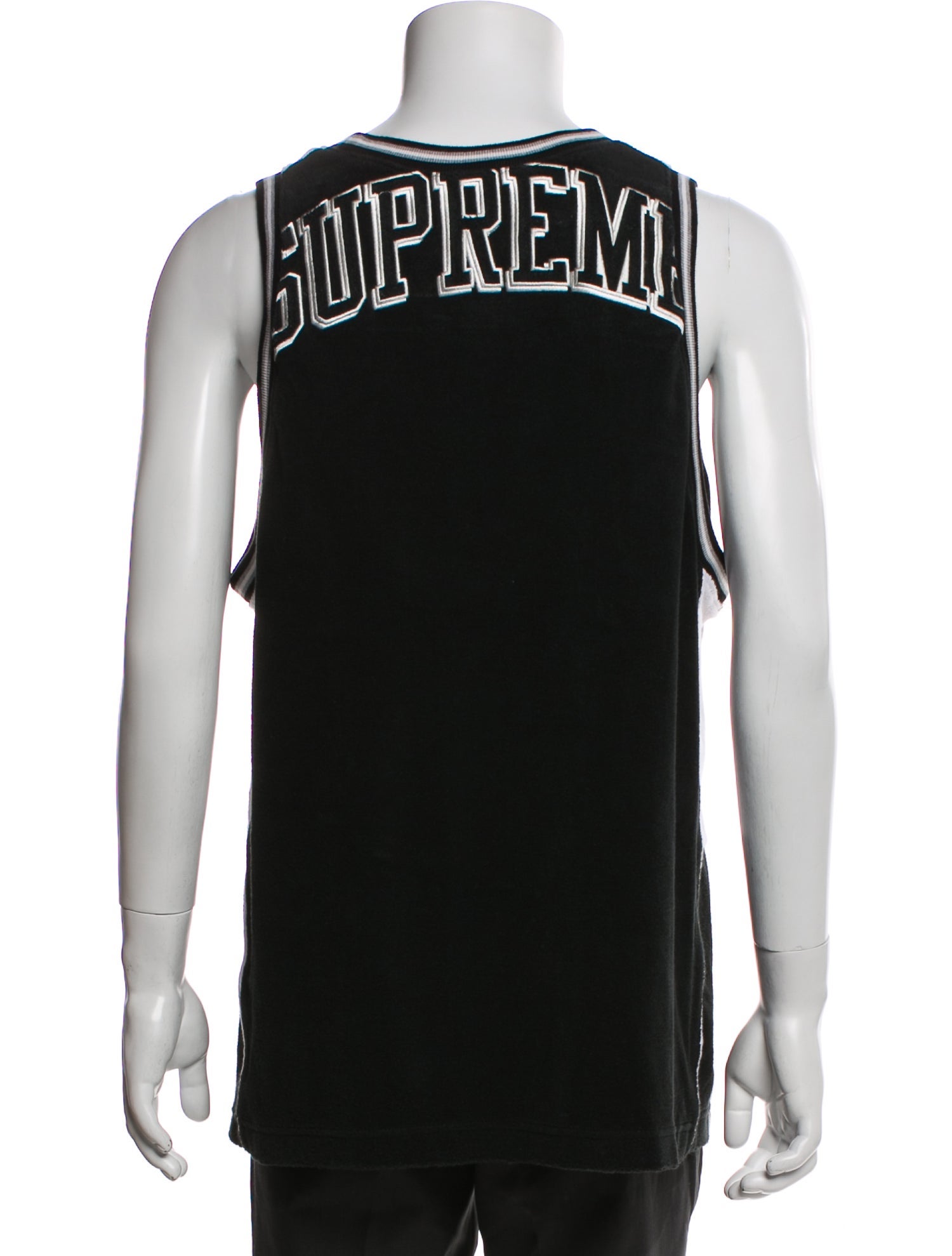 Supreme 2021 Terry Basketball Jersey Tank T-Shirt