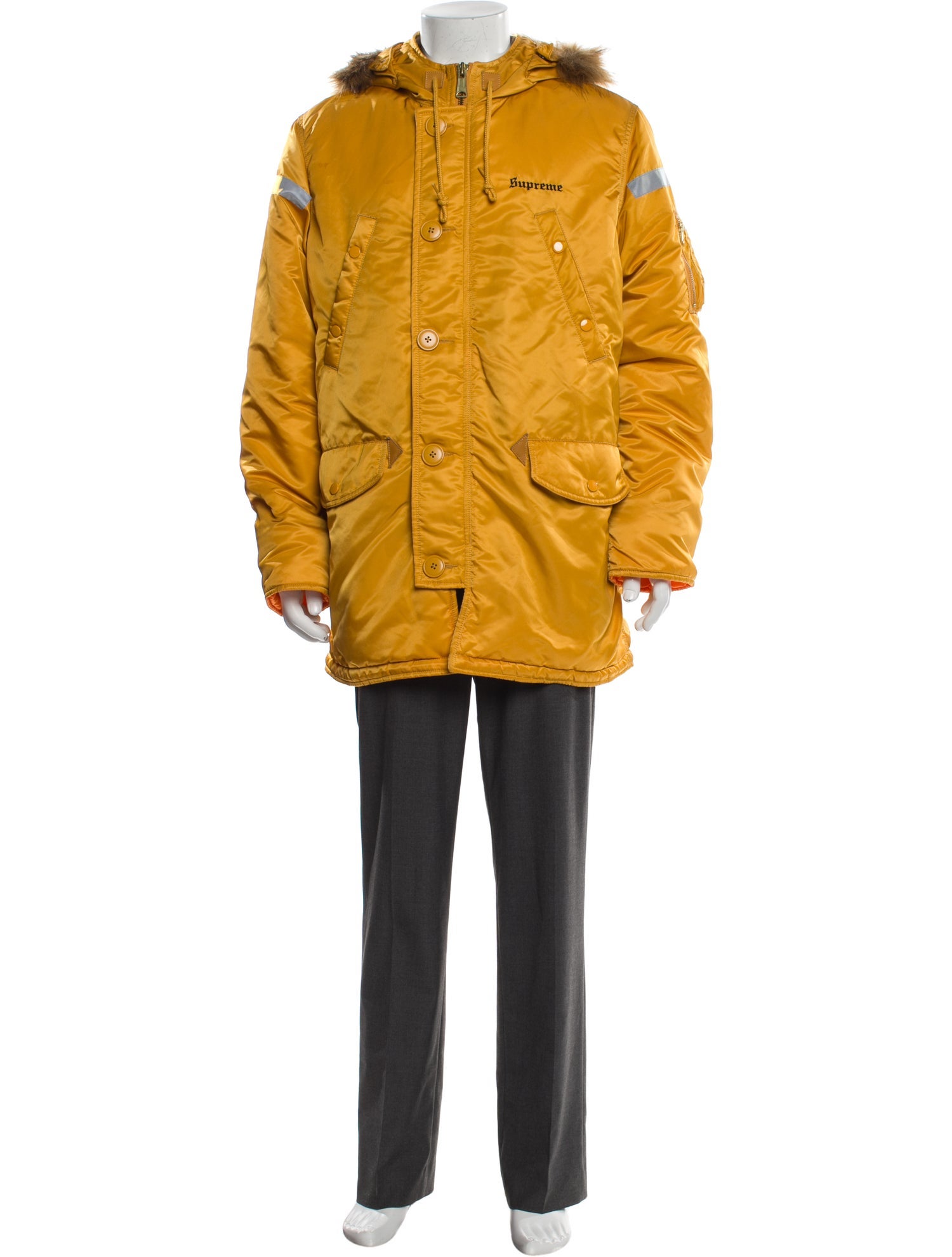 Supreme 2017 Reflective Cross N-3B Parka