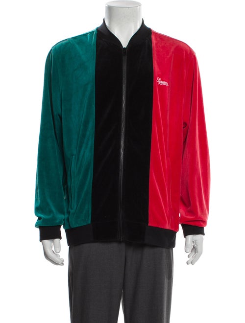 Supreme 2018 Velour Zip Up Jacket Bomber Jacket