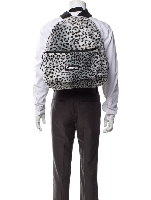 Supreme Leopard Fleece Backpack