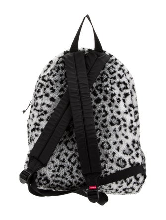 Supreme Leopard Fleece Backpack