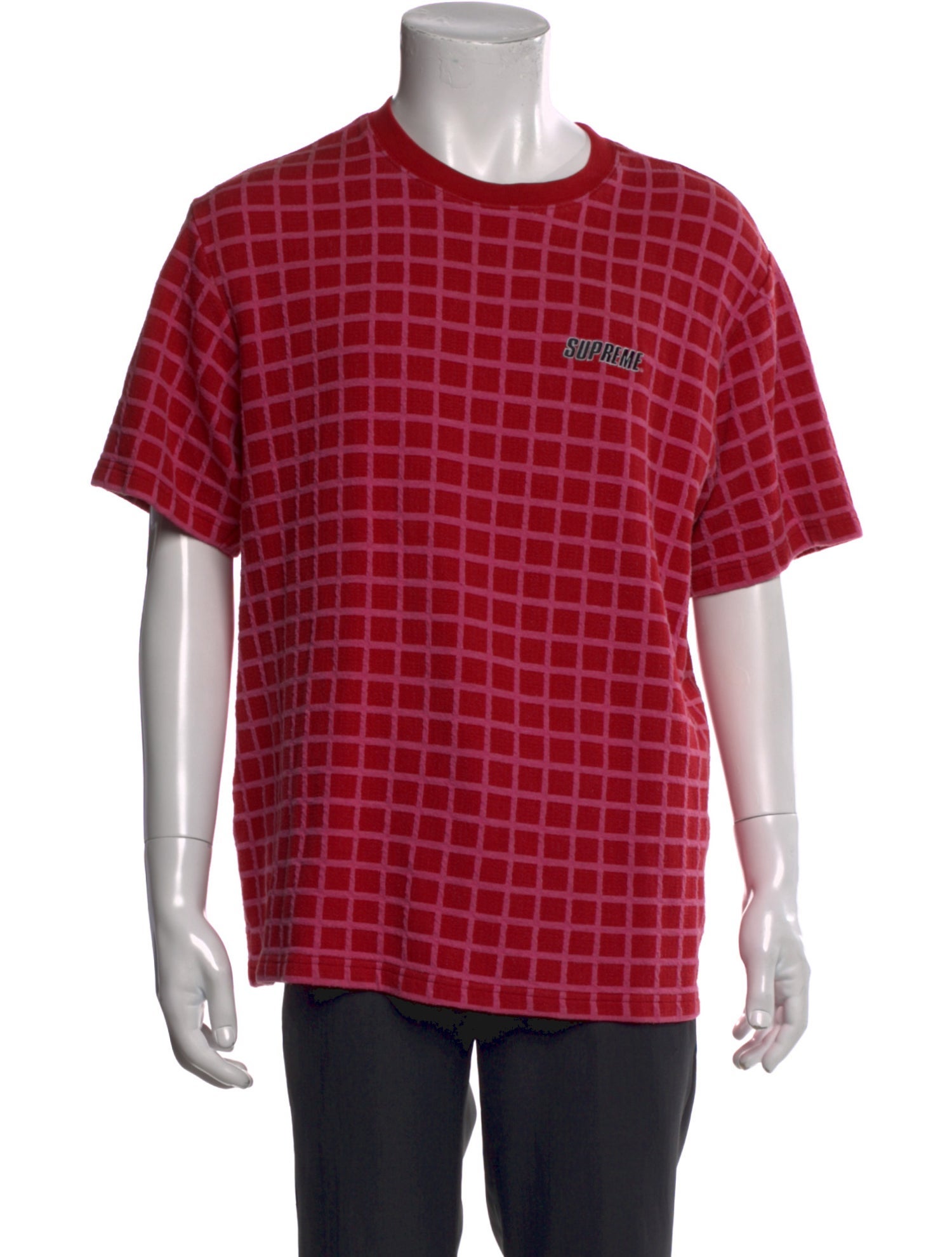 Supreme 2019 Jacquard Grid T-Shirt