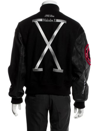 Supreme 2025 X 40 Acres 'Malcom X' Varsity Jacket