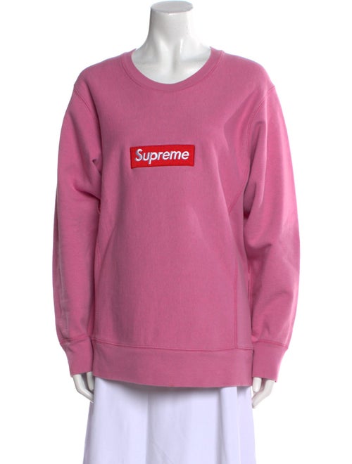 Supreme Graphic Print Crew Neck Sweatshirt