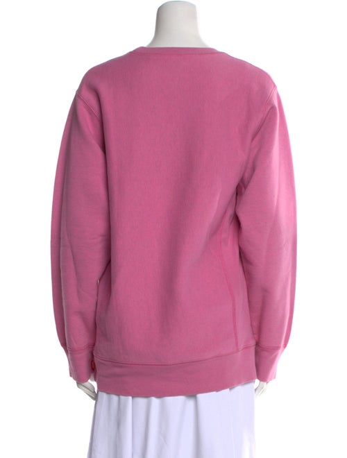 Supreme Graphic Print Crew Neck Sweatshirt