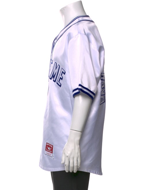 Supreme x Mitchell & Ness 2023 Satin Baseball Shirt