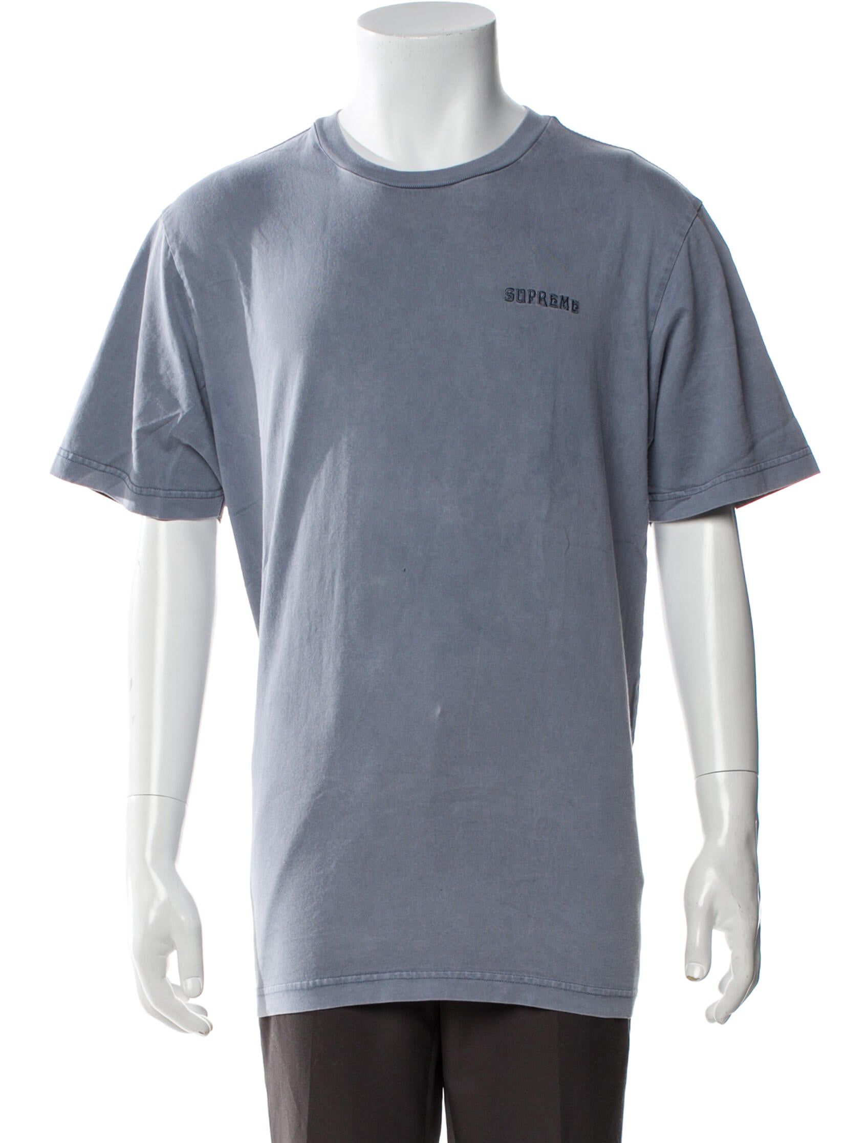 Supreme Overdyed Logo Crew Neck T-Shirt