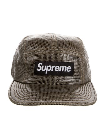 Supreme Laminated Box Weave Camp Cap
