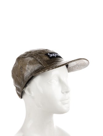 Supreme Laminated Box Weave Camp Cap