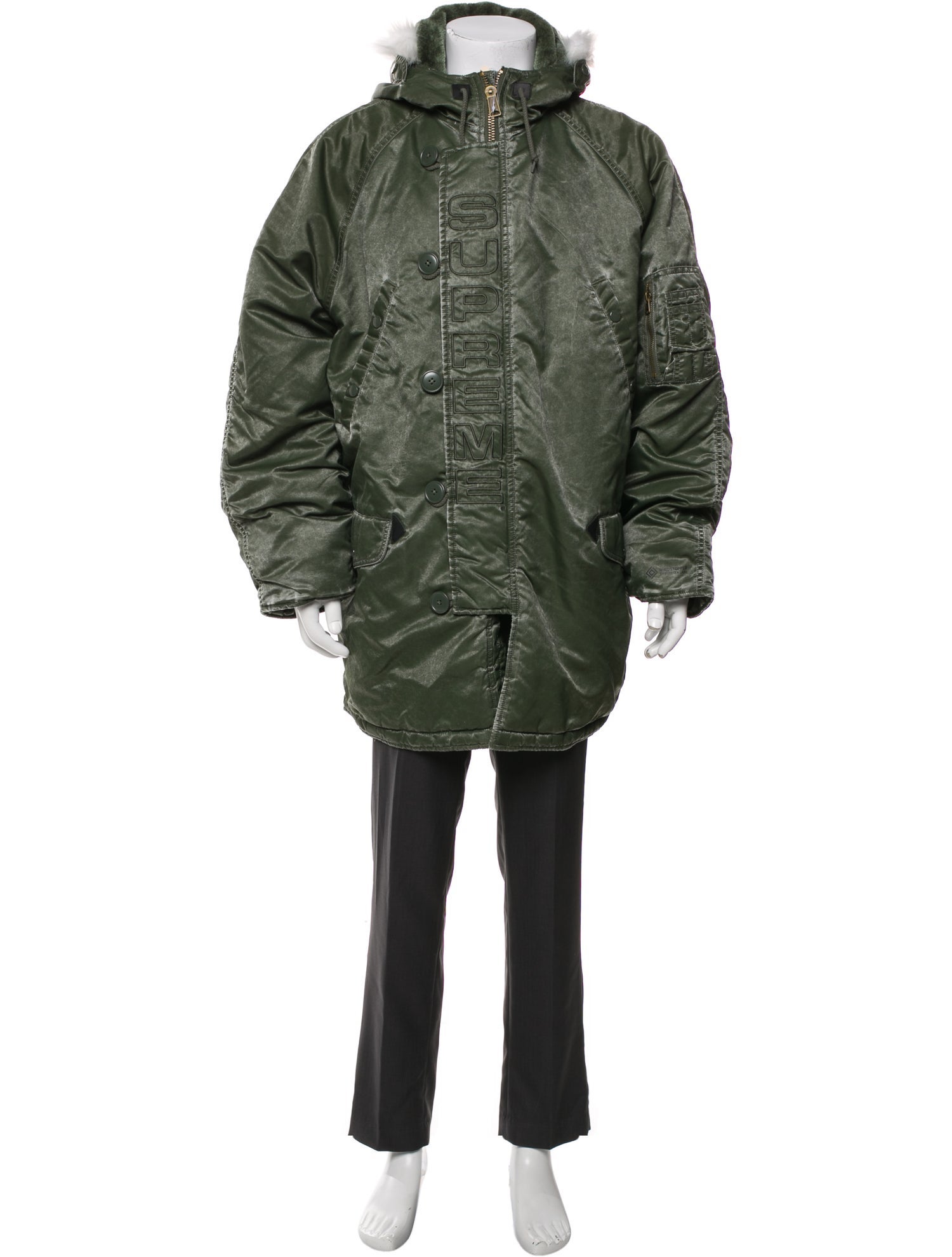 Supreme 2024 Washed Flight Satin N-3B Parka Parka w/ Tags