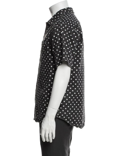 Supreme Polka Dot Denim Polka Dot Print Shirt