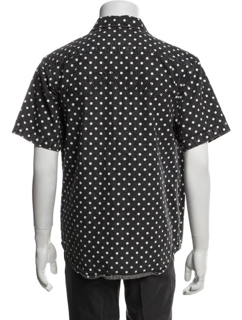 Supreme Polka Dot Denim Polka Dot Print Shirt