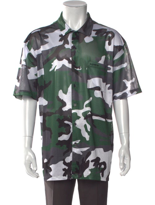 Supreme 2020 Camo Mesh S/S Shirt