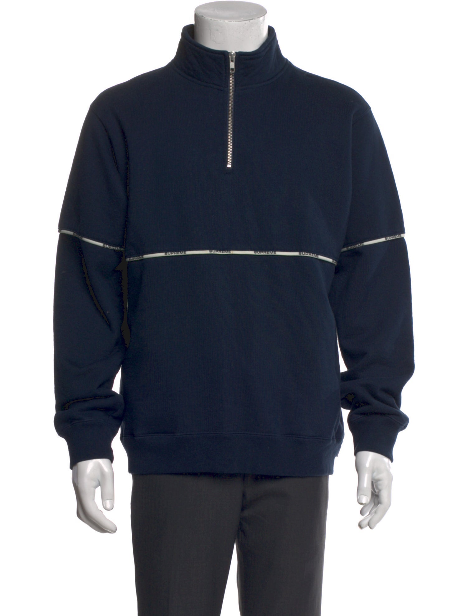 Supreme 2018 Logo Piping Sweatshirt