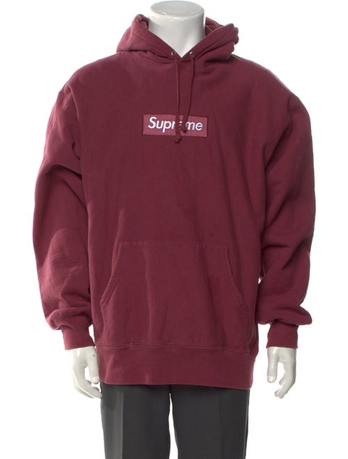 Supreme 2021 Box Logo 'Plum' Hoodie