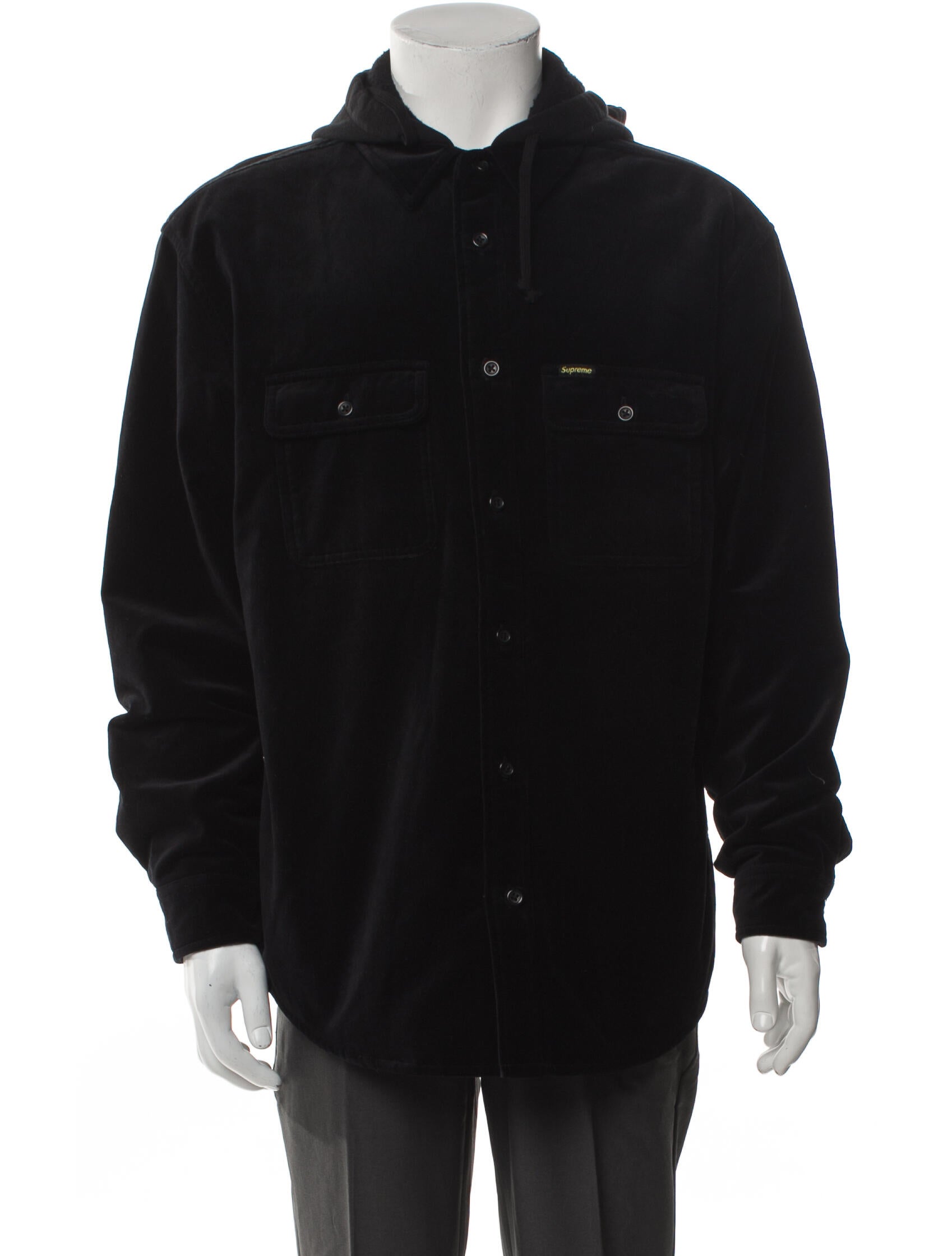 Supreme Hooded Velvet Jacket