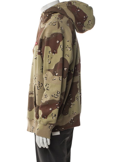 Supreme 2020 Small Box Logo Zip-Up 'Chocolate Chip Camo' Hoodie