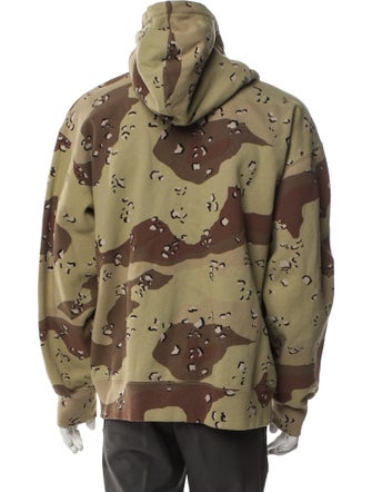 Supreme 2020 Small Box Logo Zip-Up 'Chocolate Chip Camo' Hoodie