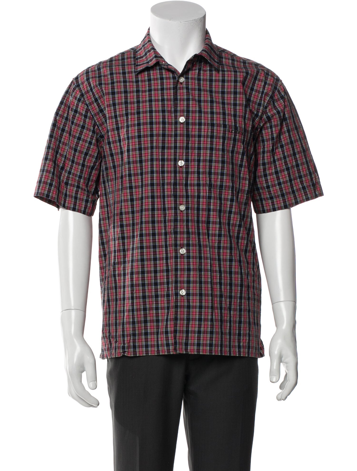 Supreme 2024 Loose Fit Mini Plaid S/S Shirt